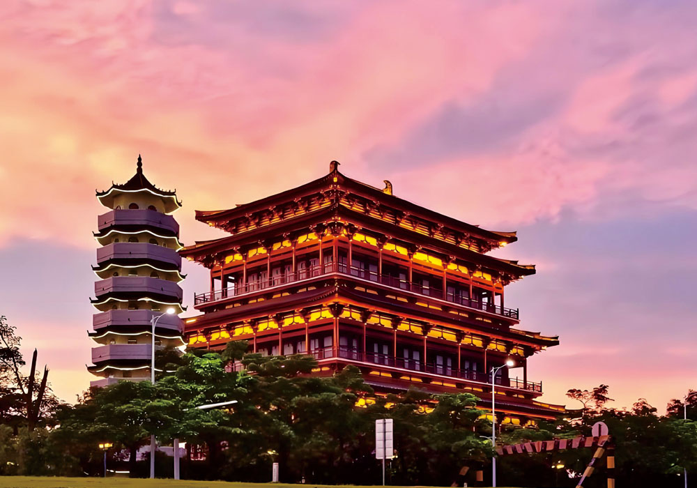 五层仿唐大殿